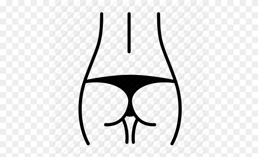 512x512 Body Butt Fitness Panties Slim Icon, Cutlery, Fork Clipart PNG