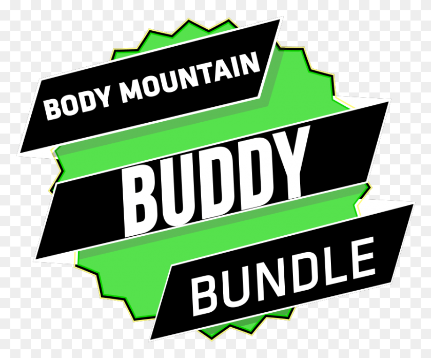 832x680 Body Mountian Buddy Graphic Design, Text, Word, Gum HD PNG Download