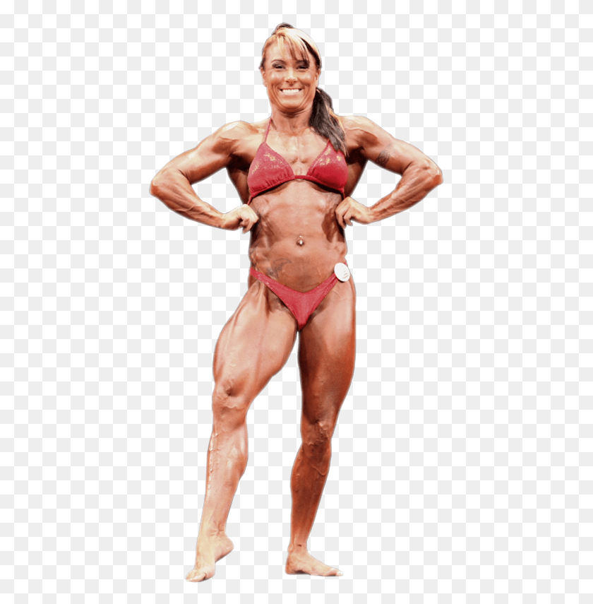 419x795 Bodybuilding Fitness And Figure Competition Physical Female Body Builder, Clothing, Person, Female HD PNG Download