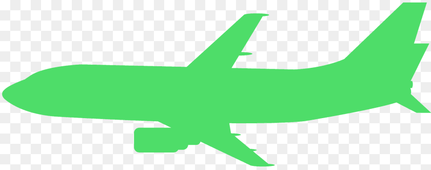Boeing 737 Silhouette, Aircraft, Transportation, Vehicle, Airplane Sticker PNG