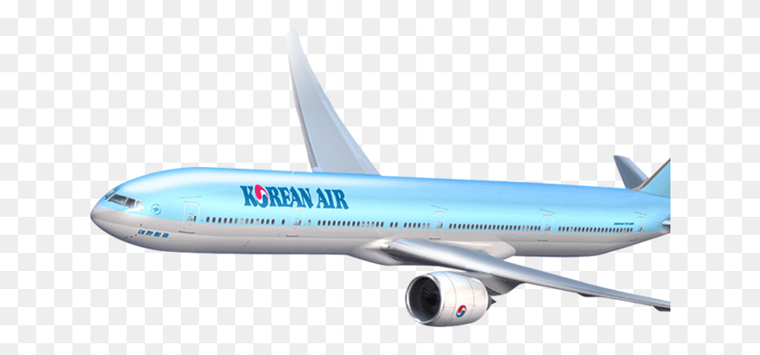 642x333 Boeing Korean Air Самолет, Самолет, Транспортное Средство, Транспорт Hd Png Скачать
