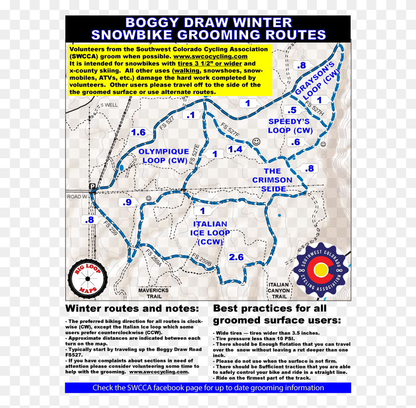 580x765 Descargar Png Boggy Draw Snow Bike Route Noticias Diarias, Mapa, Diagrama Hd Png