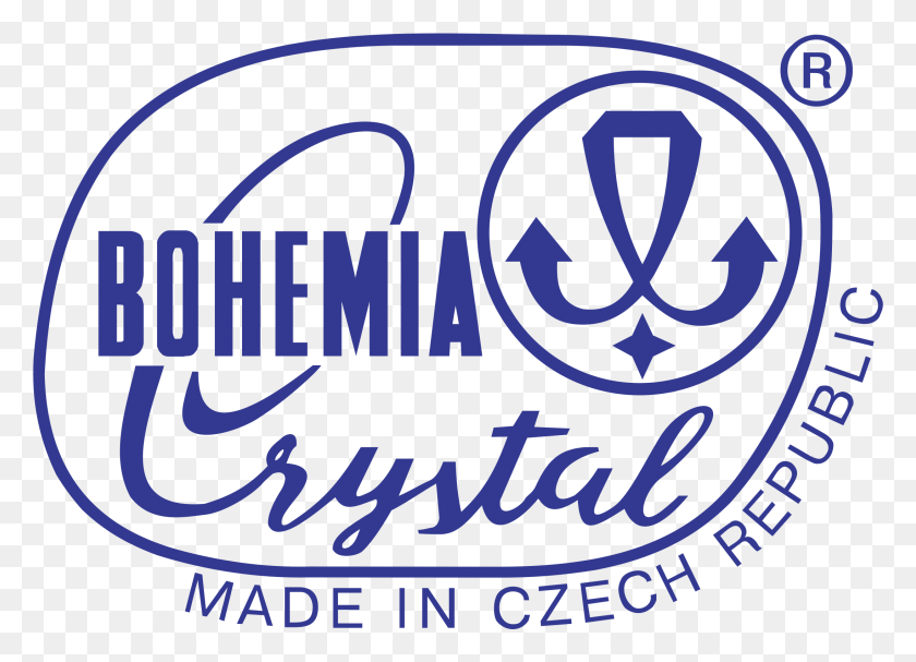 2190x1537 Bohemia Crystal Logo Transparent Bohemia Crystal Logo, Label, Text, Poster HD PNG Download