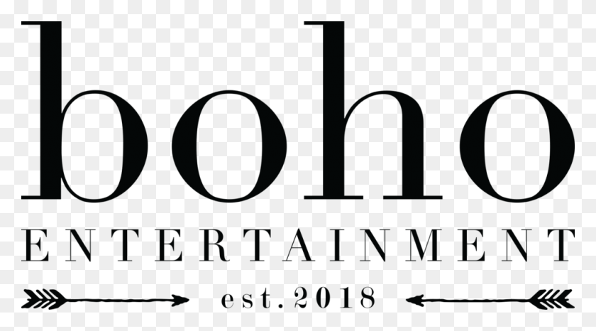 1000x521 Boho Entertainment Logo Calligraphy, Text, Symbol HD PNG Download