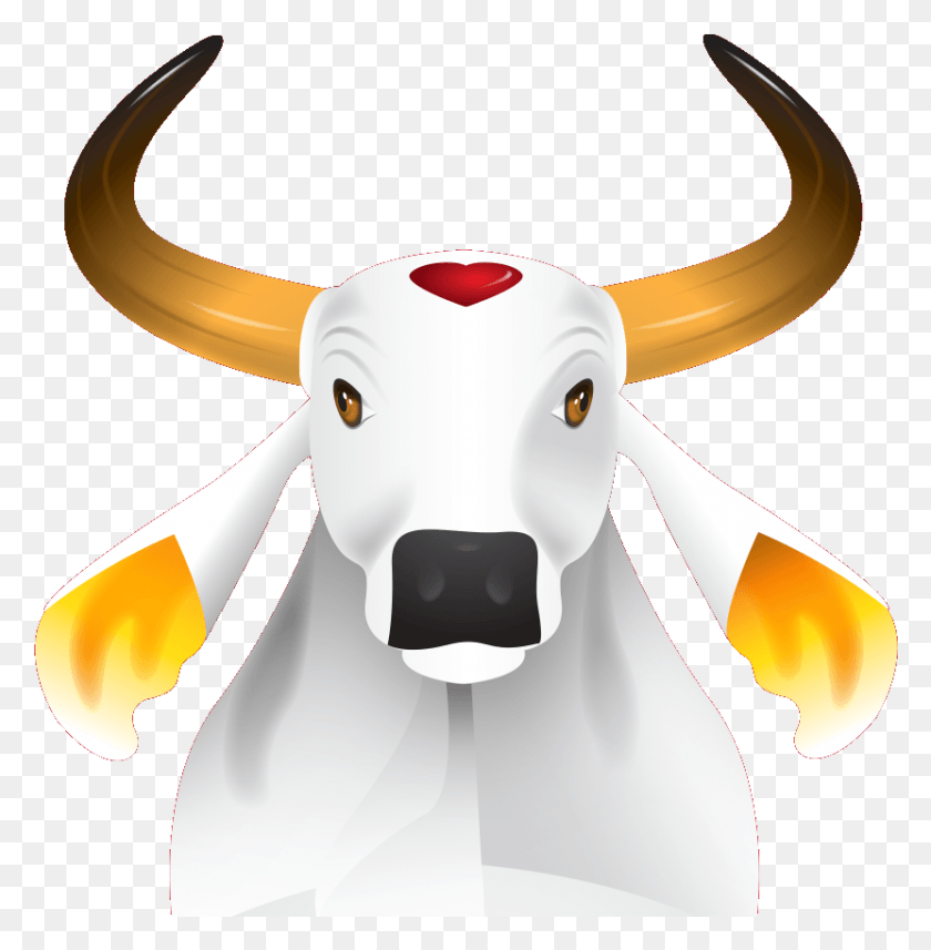831x850 Boi Garantido Cartoon, Bull, Mammal, Animal HD PNG Download