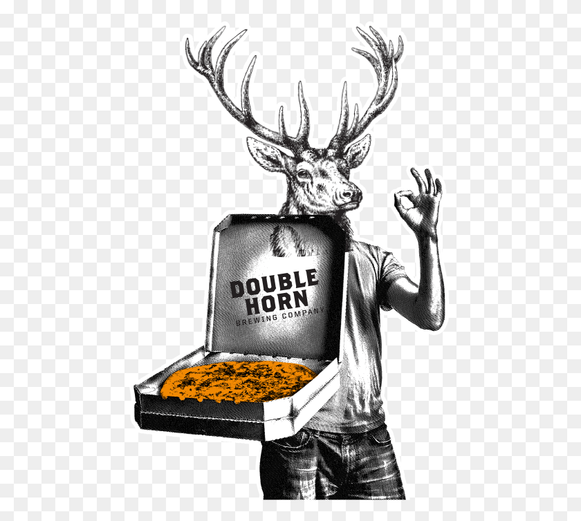 465x694 Boi Old Illustration Stag Deer, Person, Human, Elk HD PNG Download