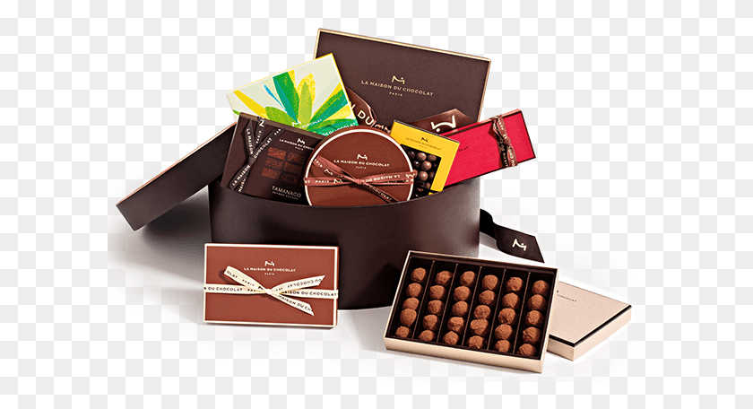 601x396 Descargar Png Boite Chapeau Gardenia Usa 2018 Chocolate, Postre, Comida, Poster Hd Png