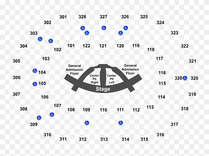 2062x1499 Bok Seating Chart Luke Combs Bok Center, Sundial, Chess, Game HD PNG Download
