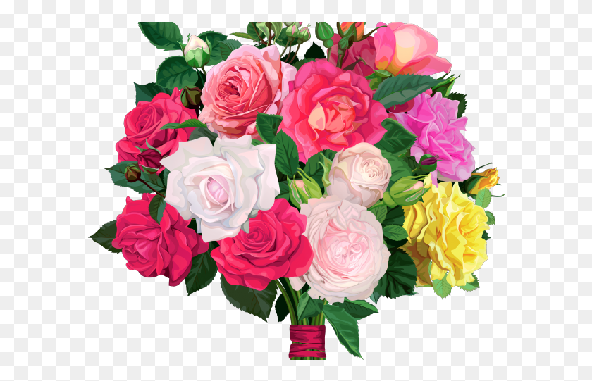 594x481 Bokeh Clipart Rose Bunch Flowers Bouquet Transparent, Plant, Flower Bouquet, Flower Arrangement HD PNG Download