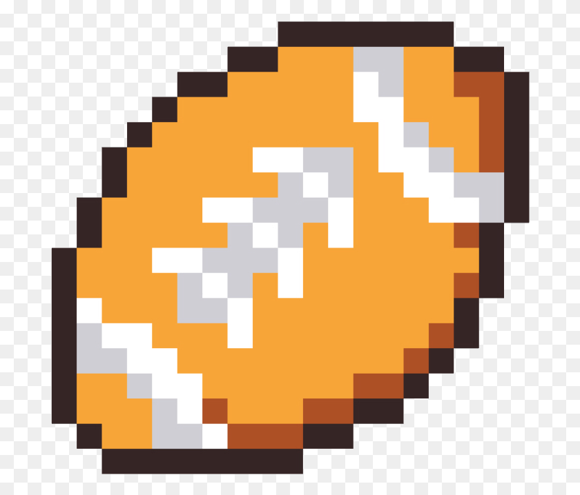 694x658 Bola De Futebol Americano Pixel Donut, Коврик, Растение, Pac Man Hd Png Скачать