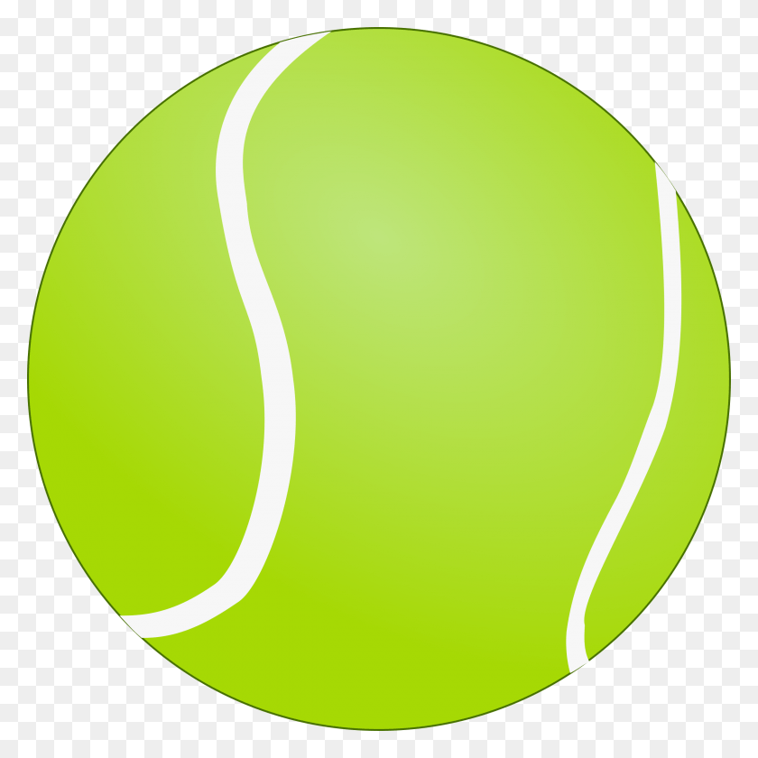2400x2400 Большой Теннисный Мяч Bola De Tenis Рисование Легко, Теннис, Мяч, Спорт Png Скачать