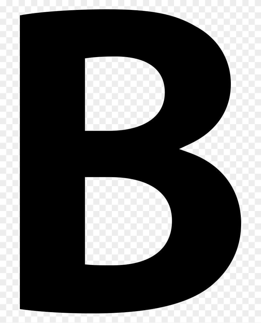 714x981 Bold Button Of Letter B Symbol Svg Icon Free Bold Icon, Number, Text, Lamp HD PNG Download