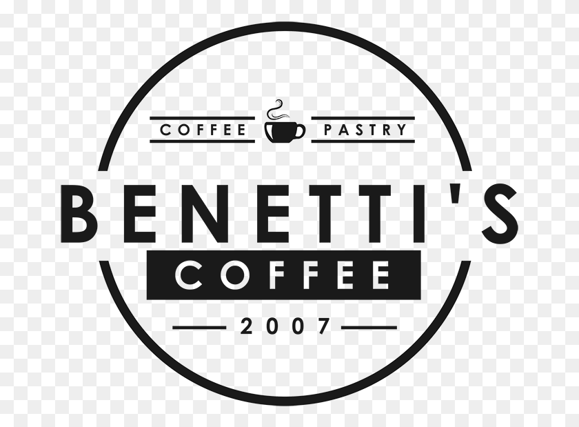 665x559 Bold Modern Coffee Shop Logo Design For Benetti39s Circle, Text, Label, Symbol HD PNG Download