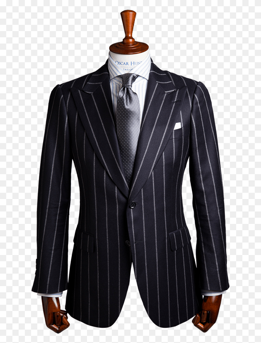 639x1043 Bold Navy Pinstripe Suit Mens Bold Pinstripe Suit, Overcoat, Coat, Clothing Descargar Hd Png