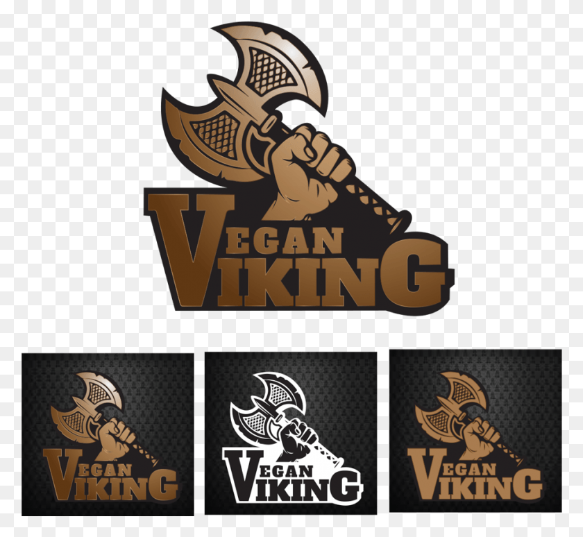 927x849 Bold Serious Fitness Logo Design For Vegan Viking Vegan Viking, Symbol, Logo, Trademark HD PNG Download