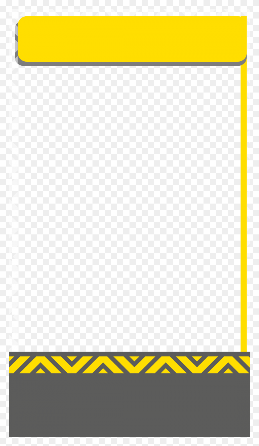 1080x1920 Bold Yellow Frame, White Board, White, Texture HD PNG Download