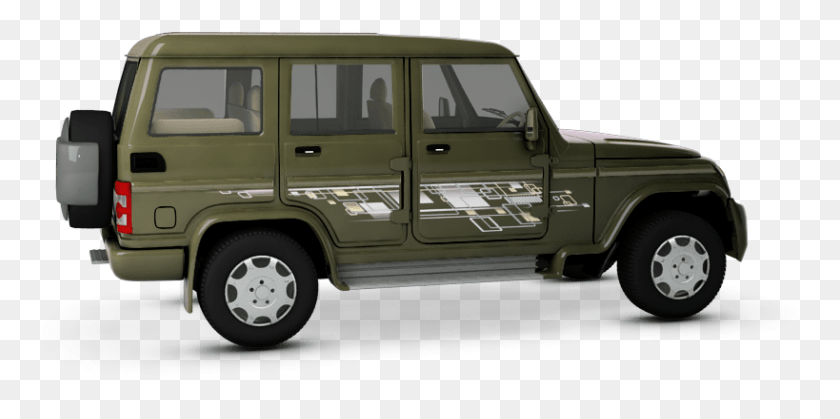 763x359 Bolero Zlx Mahindra Bolero, Car, Vehicle, Transportation HD PNG Download