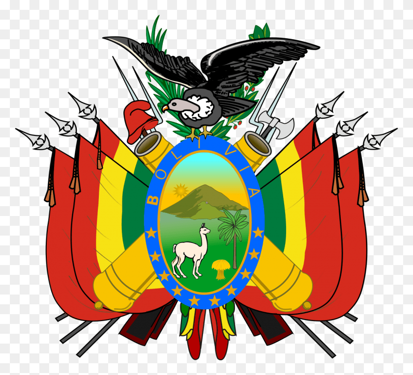 1200x1084 Bolivia Coat Of Arms, Antelope, Wildlife, Mammal HD PNG Download
