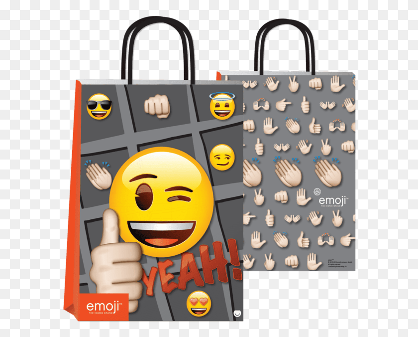 590x616 Bolsa Emoji Yeah 22x10x30 Smiley, Pac Man, Toy, Text HD PNG Download