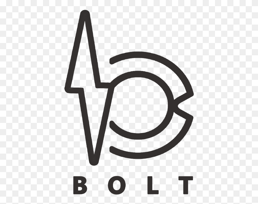 424x604 Descargar Png Bolt Logo Rework, Texto, Símbolo, Etiqueta Hd Png