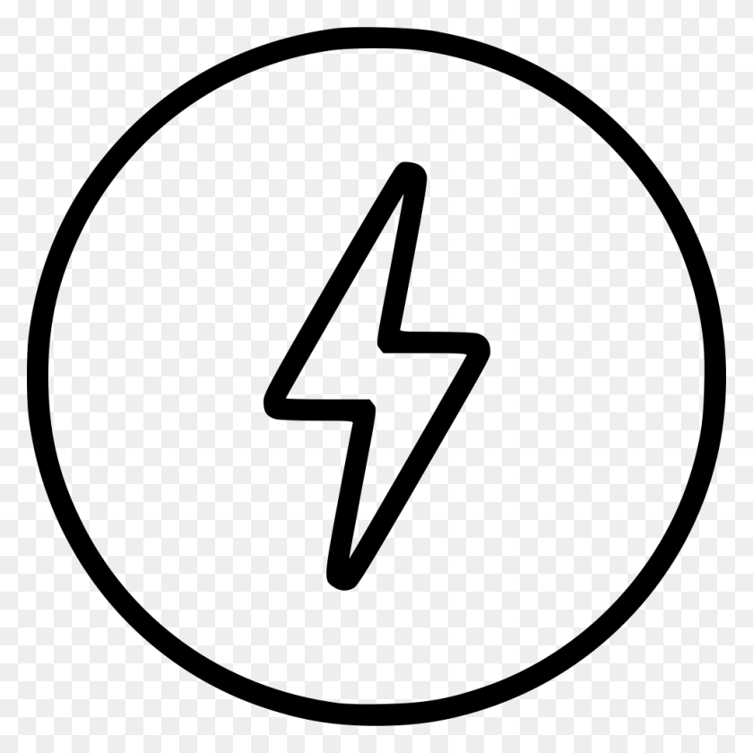 980x980 Bolt Thunder Speed Charge Energy Fast Charging Comments Charge Icon, Symbol, Sign, Road Sign HD PNG Download