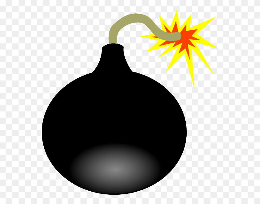 570x599 Bomb Clipart Boom Clipart Bomb, Plant, Vase, Jar HD PNG Download