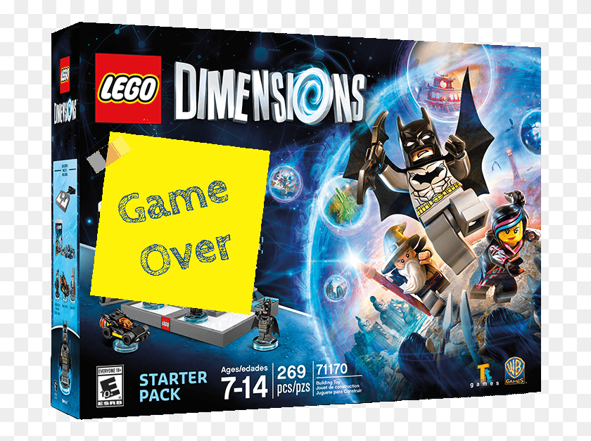698x567 Bon Il Faut Aussi Dire Que L39univers Incroyablement Lego Dimensions, Advertisement, Poster, Person HD PNG Download