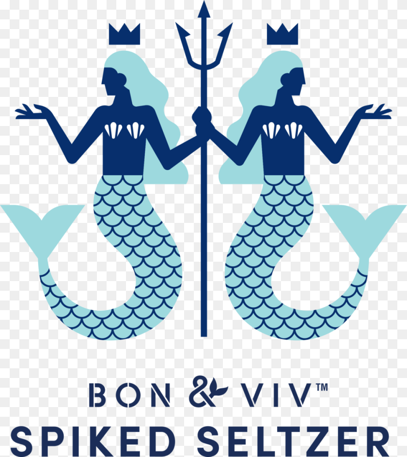 1000x1123 Bonampviv Mermaid Vertical Iceblue Bon Amp Viv Spike Seltzer, Advertisement, Poster, Adult, Female Clipart PNG