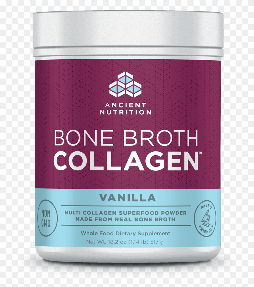 733x890 Bone Broth Collagen Vanilla Bone Broth With Collagen, Tin, Can, Aluminium HD PNG Download