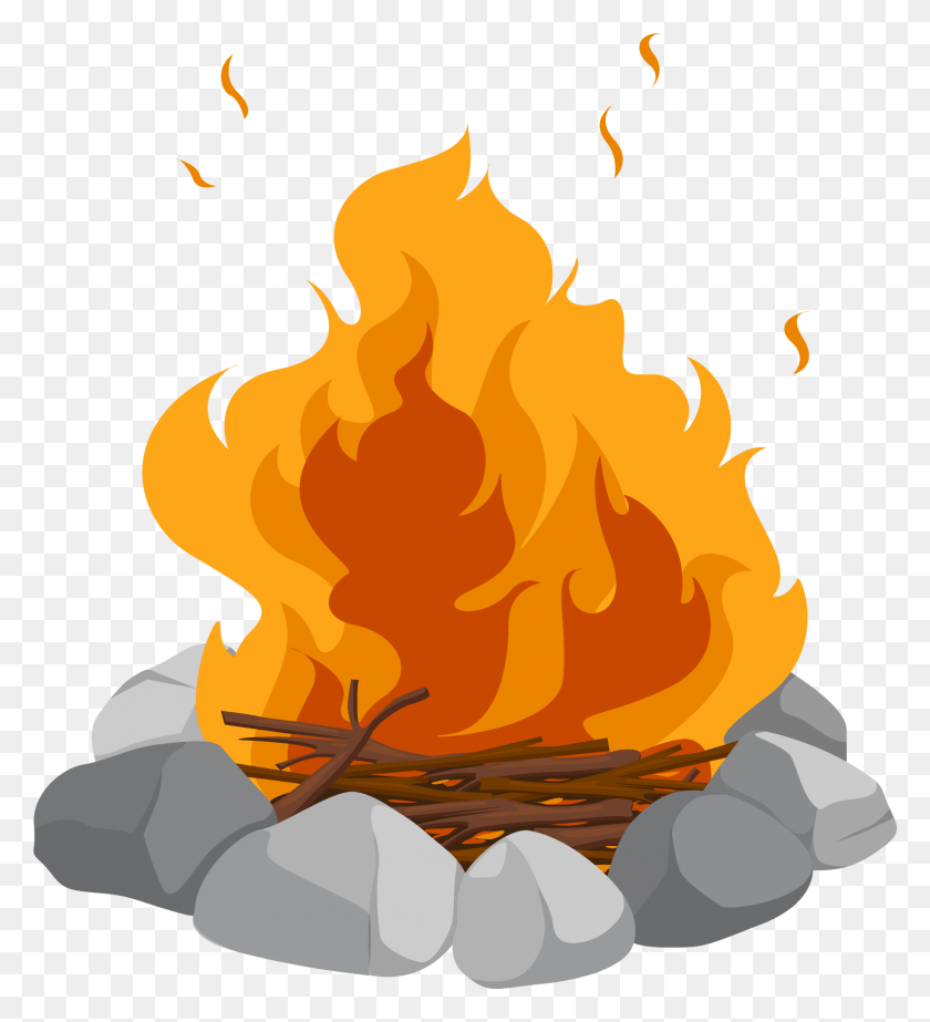 1691x1873 Bonfire, Fire, Flame HD PNG Download