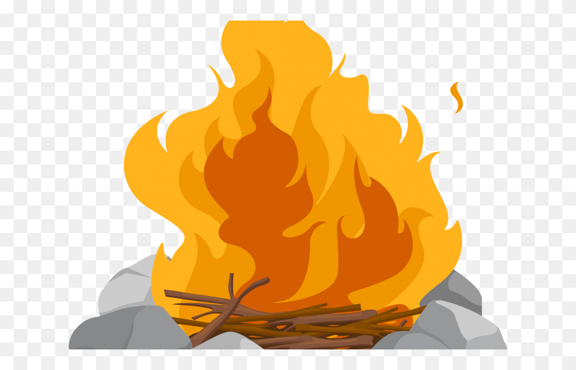 640x480 Bonfire Clipart Signal Fire Bonfire, Flame HD PNG Download