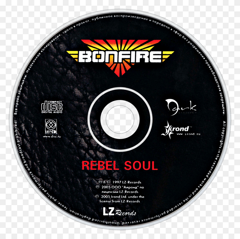 1000x1000 Bonfire Rebel Soul Cd Disc Image Cd, Disk, Dvd HD PNG Download
