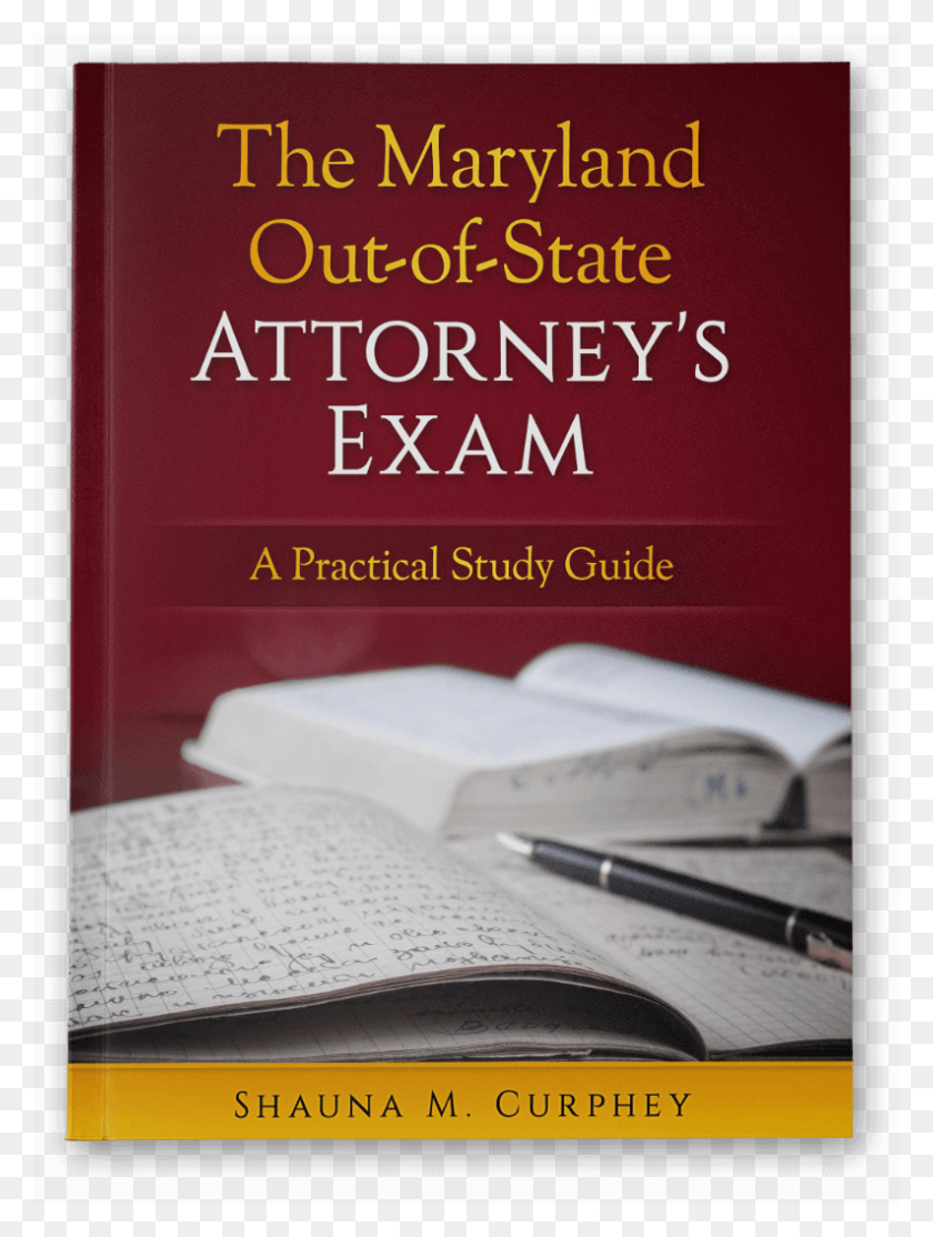 793x1072 Book Cover Of Maryland Out Of State Attorney Exam Poster, Text, Diary, Pen HD PNG Download