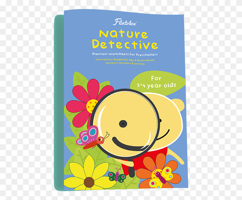 469x633 Book Format Nature Detective Min Floral Design, Advertisement, Flyer, Poster HD PNG Download