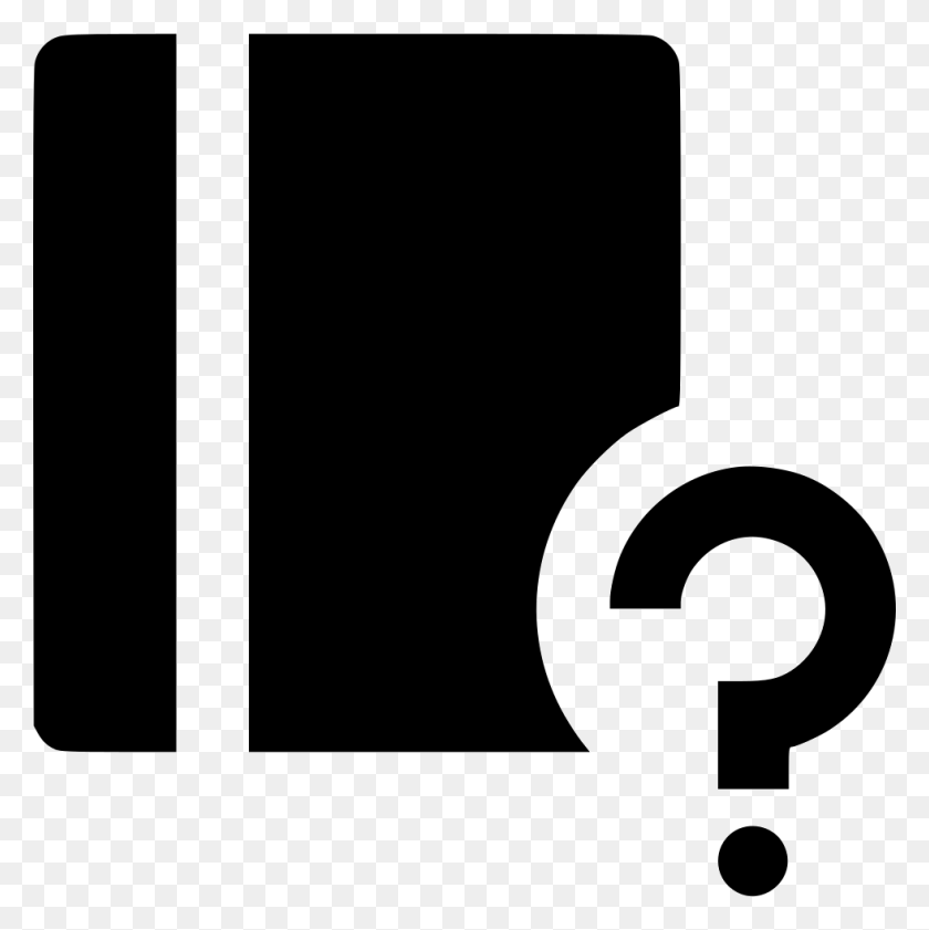 980x982 Book Question Mark Comments Graphic Design, Symbol, Text, Number HD PNG Download