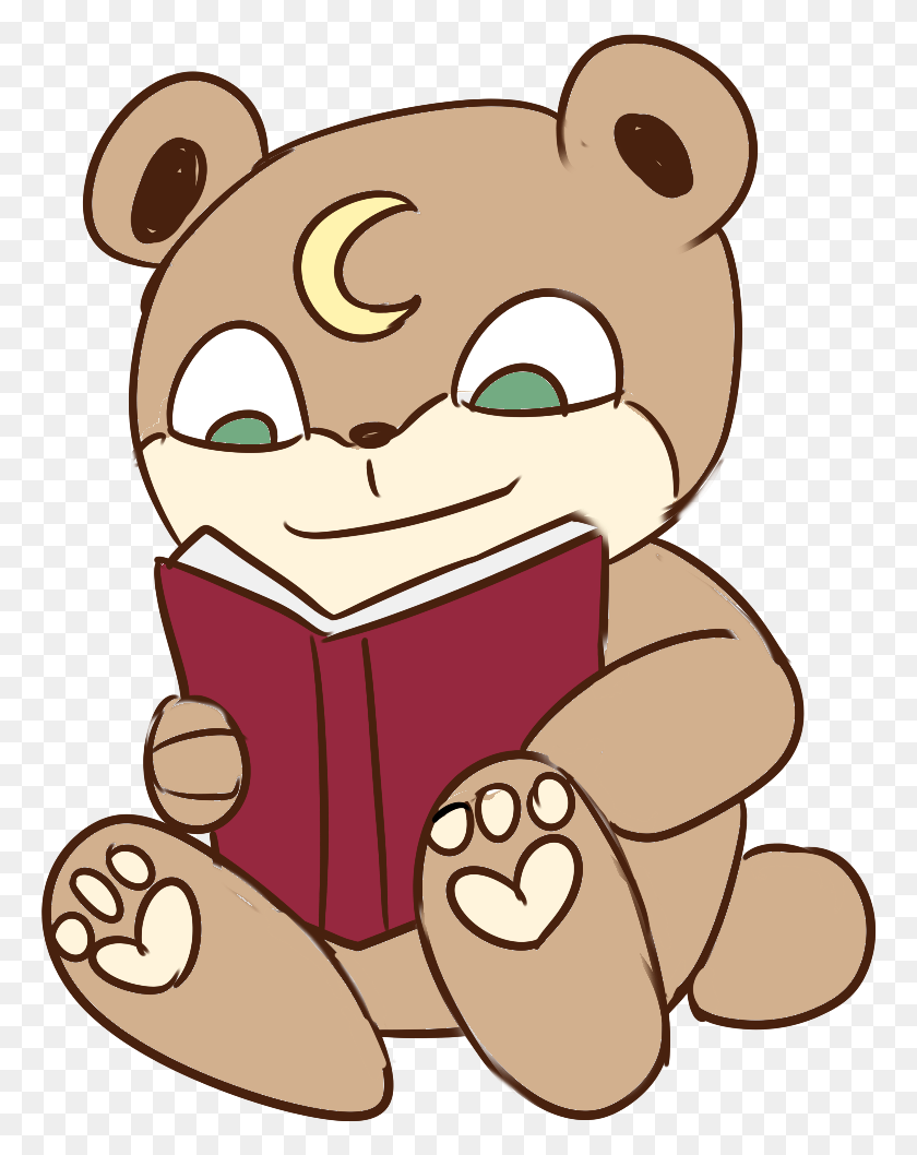 766x998 Книга Чтение Тедди Теддиурса Теддиурса Daily Pokemon Teddy Bear Hd Png Скачать