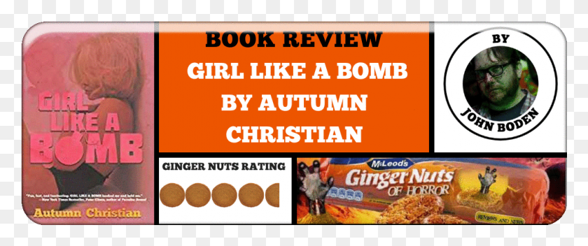 1025x385 Book Review Girl Like A Bomb By Autumn Christian Mad Butcher, Person, Human, Food HD PNG Download