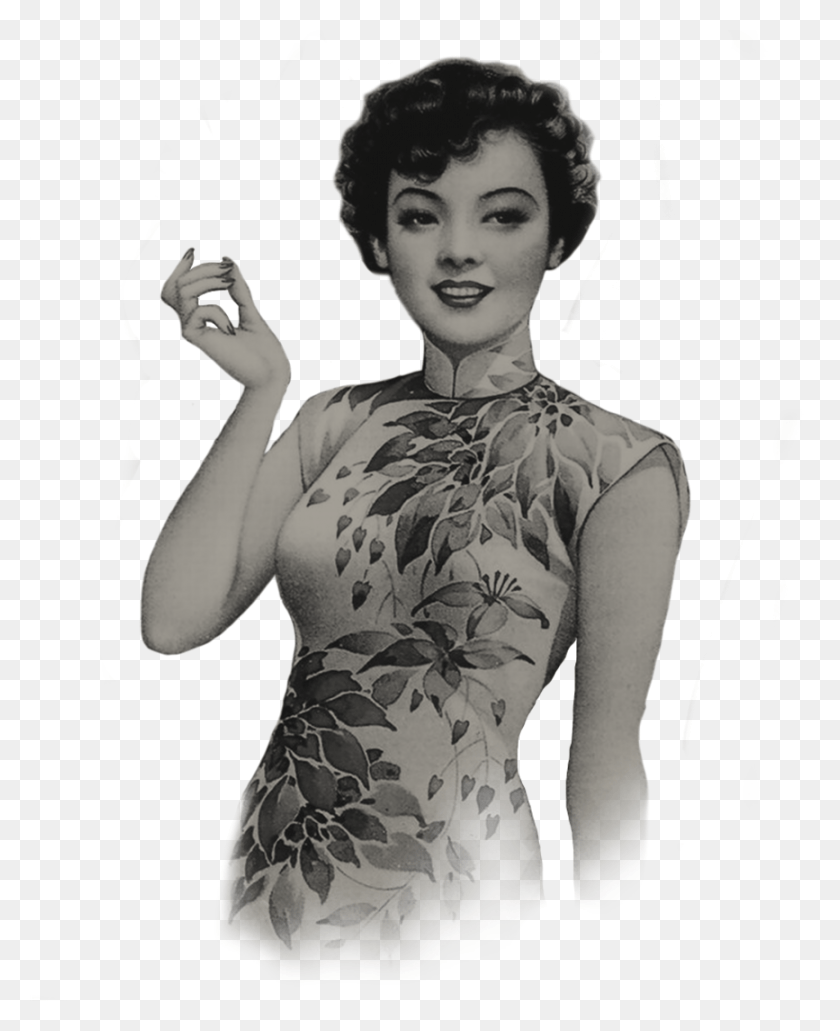 867x1080 Book Table Vintage Shanghai Poster Girl, Skin, Person, Human HD PNG Download
