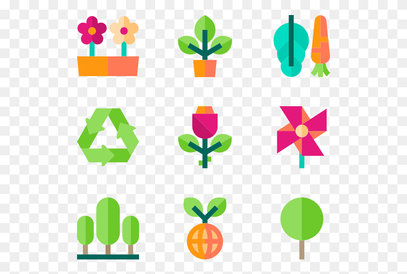 524x505 Book Vector Row Flowers Flat Icon, Symbol, Star Symbol, Number HD PNG Download