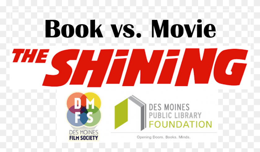 839x465 Book Vs Shining Movie Poster, Advertisement, Poster, Flyer HD PNG Download
