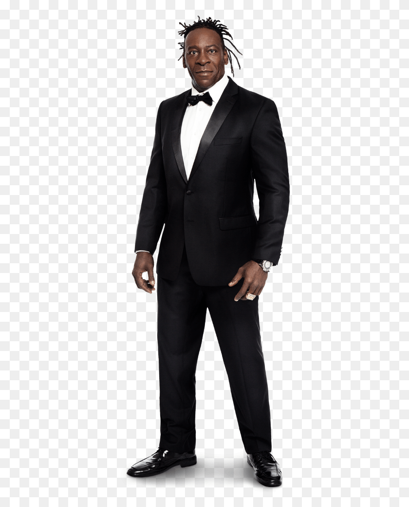 Booker T In Black Formal Dress Awl108 Booker T, Suit, Overcoat, Coat HD PNG Download