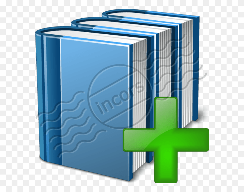 600x600 Books Blue Add 8 Image Icon For Add Books, Mailbox, Letterbox, Text HD PNG Download