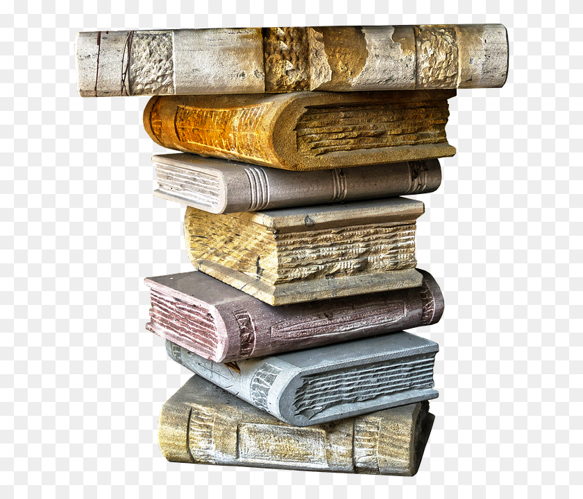 633x660 Books Book Stack Ceramic Capital Stacked Pillar, Text, Money, Wood HD PNG Download