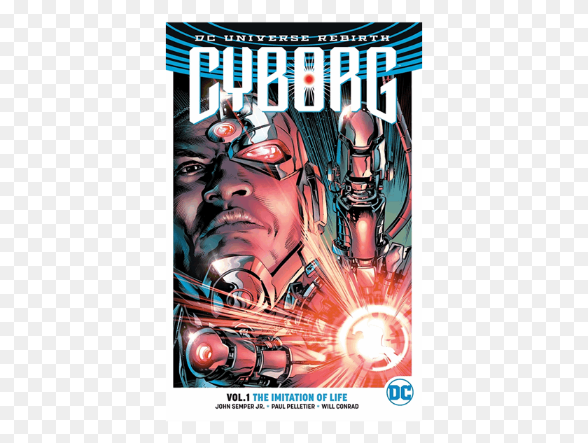 369x573 Descargar Png Libros Cyborg Comic, Cartel, Publicidad, Libro Hd Png
