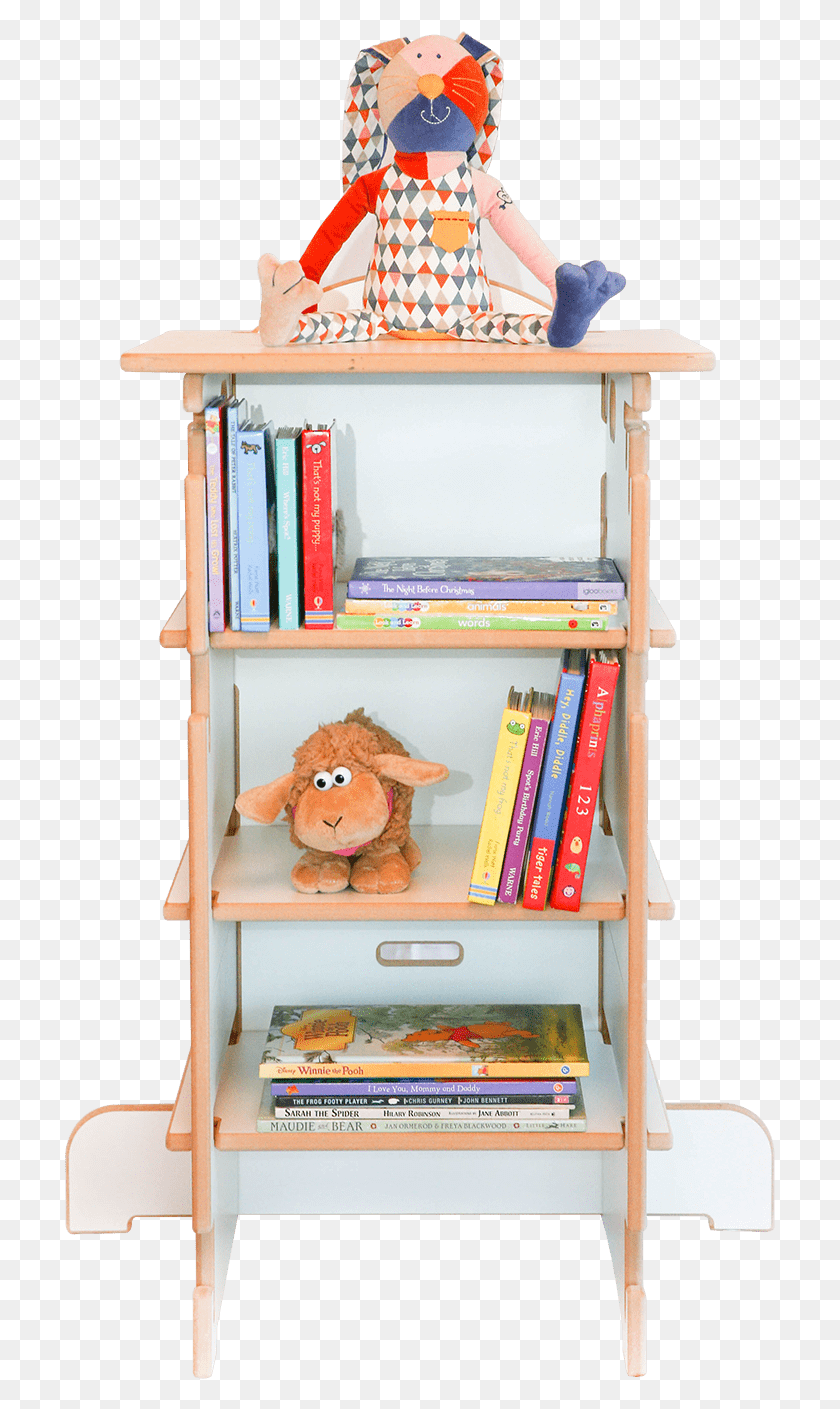 711x1349 Bookshelf Doll39s House Kid39s Furniture Bookcase, Shelf, Teddy Bear, Toy HD PNG Download