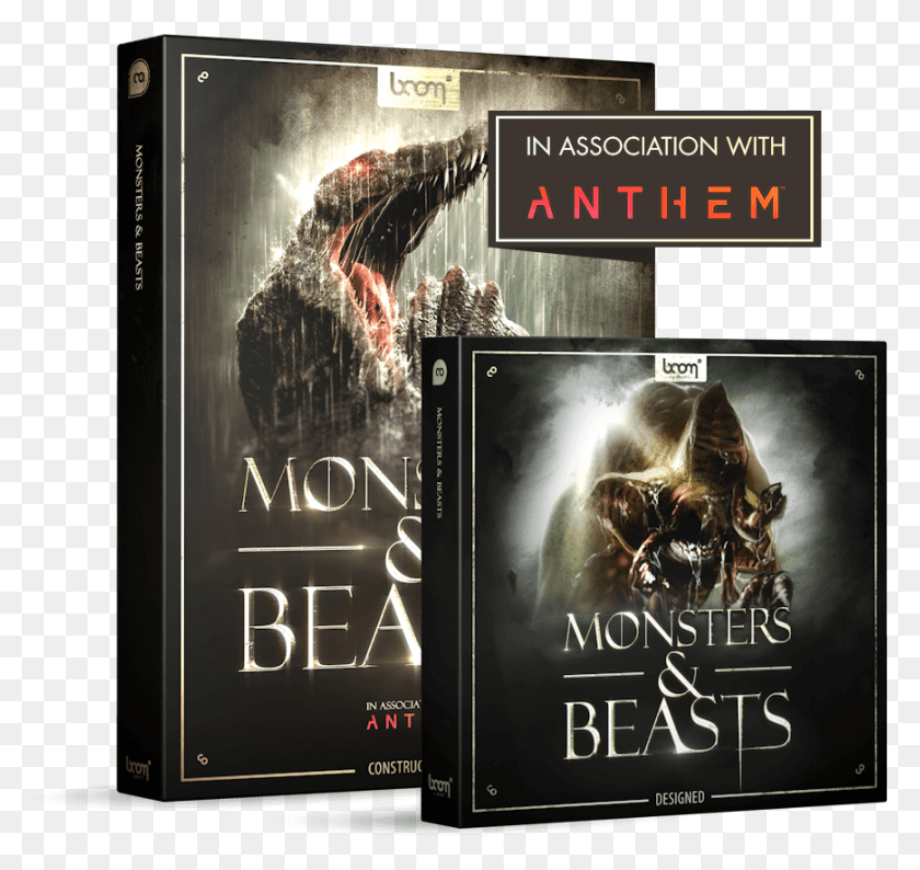 869x818 Descargar Png Boom Library Monsters Amp Beasts Bundle, Poster, Publicidad, Flyer Hd Png