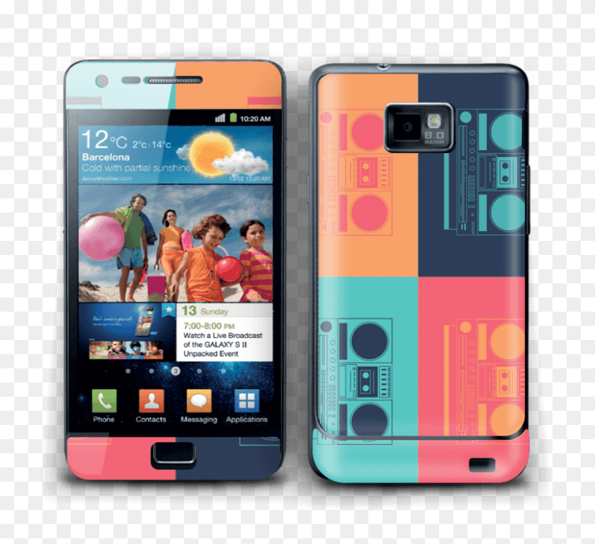 800x727 Boombox World Skin Galaxy S2 Samsung, Мобильный Телефон, Телефон, Электроника Hd Png Скачать