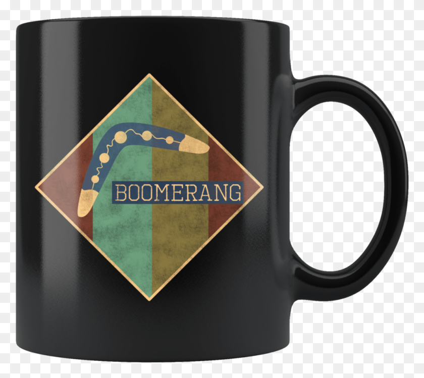 991x876 Boomerang Coffee Mug Vintage Style Distressed Grunge Mug, Coffee Cup, Cup, Espresso Descargar Hd Png