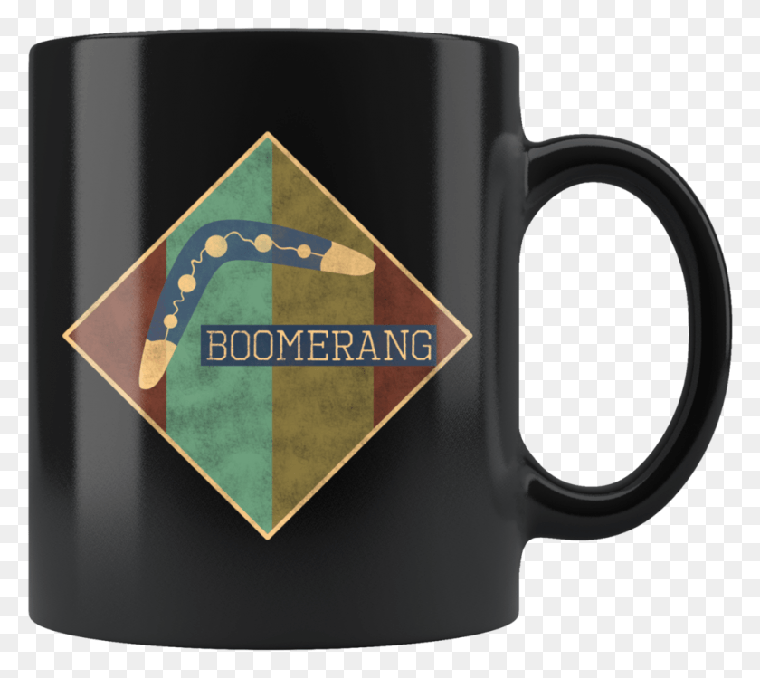 991x876 Boomerang Coffee Mug Vintage Style Distressed Grunge Mug, Coffee Cup, Cup, Espresso HD PNG Download