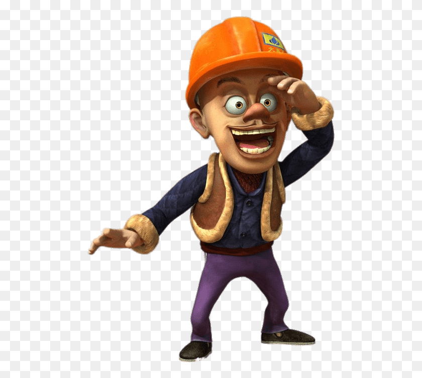 495x694 Boonie Bears Logger Vick With Safety Helmet Boonie Bears Logger Vick, Person, Human, Mascot HD PNG Download